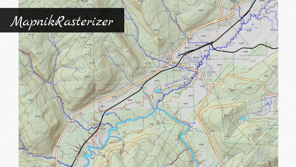 Une stylisation grâce à Mapnik